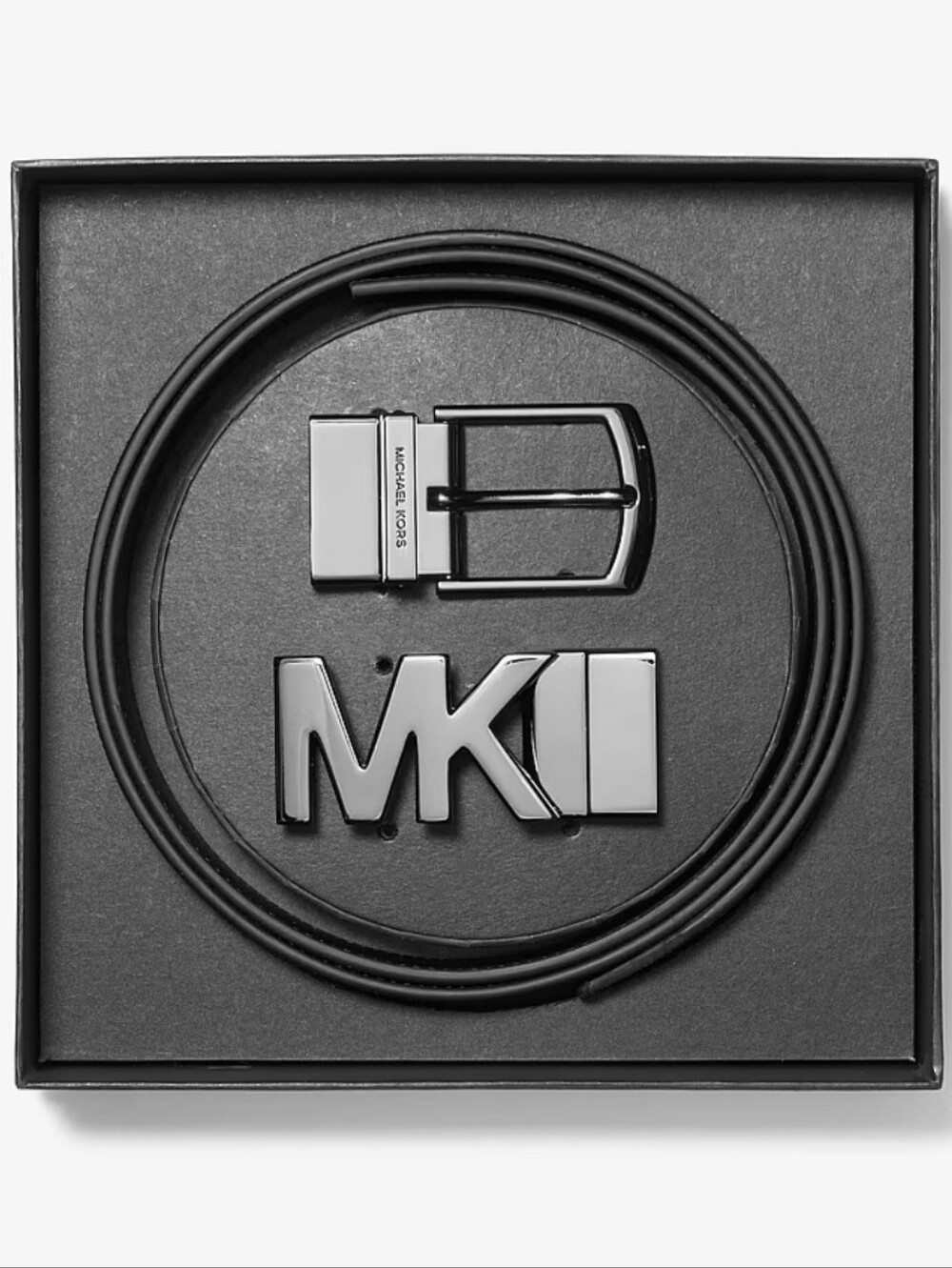 Michael Kors Men's 4 In 1 Logo Belt Box Set NIB $158